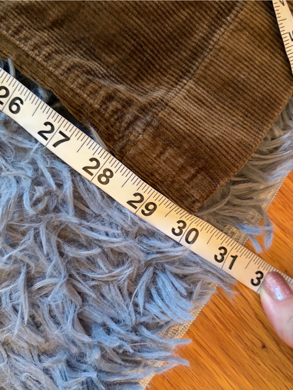 Anthropologie Maeve Colette Corduroy Full Length Wide Leg Pants Size 29 - Picture 7 of 7